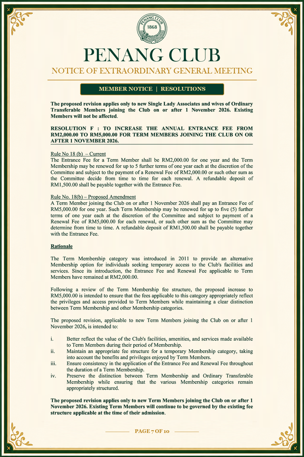 Extraordinary General Meeting image 7