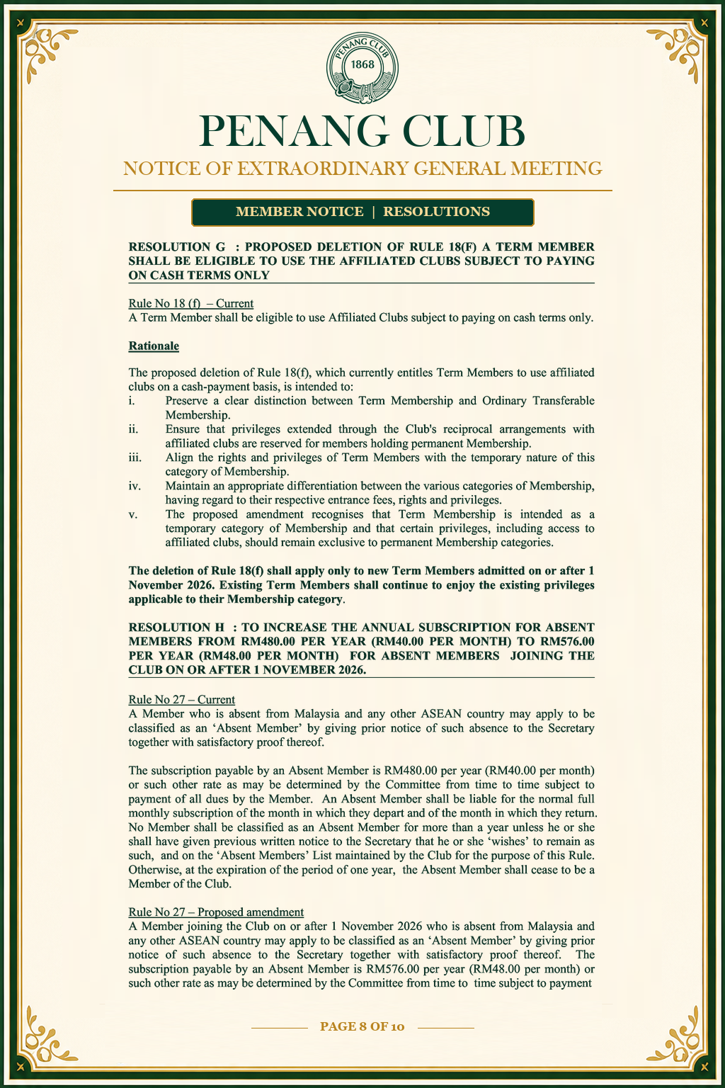 Extraordinary General Meeting image 8